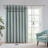 Printed Heathered Blackout Window Patio Panel B03599824