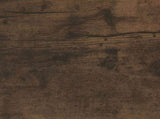 Rustic Brown Wood Finish Multipurpose Over the Bed Desk with Adjustable Height, Metal Legs with B011P244981