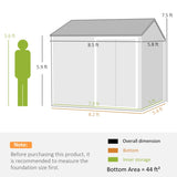 Outdoor Garden Storage Shed Tool House 78250198