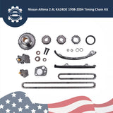 Engine Timing Chain Kit for Nissan Altima Frontier Xterra Sedan 2.4L L4 1998-2004 KA24DE Gas 16 56793762