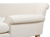 Alana 88" L-Shape Reversible Sectional Sofa, Light Beige Linen B2719P238357