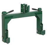 ZNTS 3 Pt Quick Hitch Adapter For Category 1 & 2 W/ Adjustable Bolt Tractor 3000lb,Green 72514488