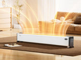 48" Baseboard Heater, 1500W Electric Baseboard Space Heater with 3 Heat Settings, Remote Control, 44927025