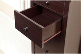 Transitional Espresso Compact Design 5-Drawer Chest Bedroom / Small Living Space Chest of drawers B011P163369