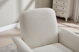 Swivel Accent Chair Modern Barrel Armchair with Wood Base for Bedroom Reading Waiting Living Room W3244P308325