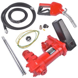 Red Fuel Transfer Pump 115V 15GPM w/ Hose & Nozzle for Gasoline Kerosene Diesel 49874897