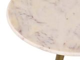 Drink Table, White Marble 42993231
