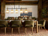 Farmhouse Chandelier 5-Light Dining Room Light Fixture Over Table Kitchen Island Lighting Rustic W1367P460405