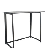 ZNTS Simple Collapsible Computer Desk Black 92487333