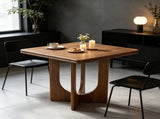 31.5 Inch Square Dining Table for 2 to 4 People, Wood Kitchen Table 05649566