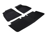 Black All-Weather Floor Mats fit for Tesla Model S 2015-2020 TPE Waterproof Car Mat 47503182
