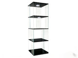 Rotatable four-layer tempered glass display cabinet,liquor cabinet,file cabinet,storage cabinet,with W3155P466748