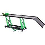 Air Hydraulic Motorcycle Lift, 1000 Lb. Capacity Mobile ATV/Motorcycle Lift Table, Heavy Duty W465P176240