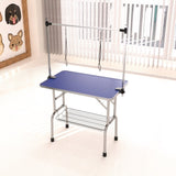 ZNTS 36" Folding Dog Pet Grooming Table Heavy Duty Stainless Steel pet dog Cat Grooming Table W20601011