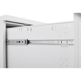 Metal 2 Drawer Mobile File Cabinet with Lock, Under Desk Office Steel Filing Cabinet, 25.6''H W1247125572