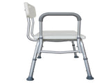 Medical Bathroom Safety Shower Tub Aluminium Alloy Bath Chair Transfer Bench with Wide Seat & Padded 48856399