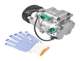 A/C Compressor with Clutch Fits for Hyundai Genesis 3.8 Sedan 4-Door 2009-2014 V6 3.8L 6-Groove 11979902