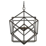 ZNTS 3 - Light Metal Chandelier, Hanging Light Fixture with Adjustable Chain for Kitchen Dining Room W2078138928