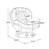 Accent chair TV Chair Living room Chair with Ottoman-PURPLE W676P232278