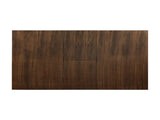 Classic Light Rustic Brown Finish Wooden 1pc Dining Table w Self-Storing Leaf Mindy Veneer Furniture B01158529