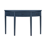 U-Style Distinctive Features of Pine Veneer Console Table with Vertical Stripe Drawer Fronts and N711P173099V