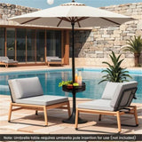 Patio Umbrella Table Tray Adjustable 14735553