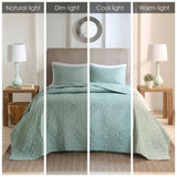 3 Piece Reversible Bedspread Set B03594964