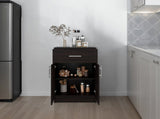 Cope kitchen Pantry in melamine with 2 doors and 1 drawer B128P485379