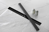 32 Inches Linear Shower Drain with Removable Cover, 304 Stainless Shower Drain Included Hair W92891549