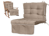 Outdoor High-Back Chair Cushions, One-Piece Hinged and Back Design, Fade-Resistant & Waterproof 50023565