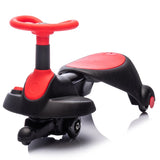 6V Kids Ride On Electric Wiggle Car,Flashing & Shock absorbing PU Wheels For Effective Floor W1578P213377