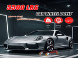 5500 lbs Tire Wheel Dolly Car Set of 4, Heavy Duty Robust & Durable Steel Car Mover with Antiskid W2019P399465