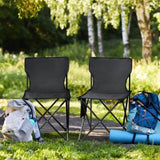 4 Pack Folding Chairs with Carrying Bag, Lawn Chairs Camp Chair Beach Chair Portable Folding 05771234