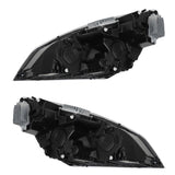 LED Headlights Assembly Compatible with 2018-2024 Freightliner Cascadia,Black Housing Driver side W1155P352718