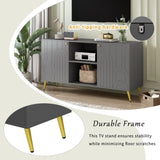 U-Can Modern TV Stand for TVs up to 55 Inches, Entertainment Center Media Console,Adjustable Shelf, N724P198517E