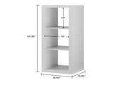 3 Cube Storage Organizer, White Texture 53975433