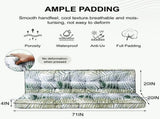 Outdoor Swing Cushions 70 Inch, Waterproof 4" Thick Porch Swing Cushion Replacement with Backrest 36607096