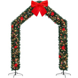 Christmas Artificial Tree Archway Decoration, Realistic PVC Holiday Tree Arch Frame for Outdoor 99731017