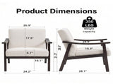 Medieval-inspired modern armchair with high back upholstered chair, solid wood legs, W2989P506961
