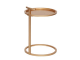 Portable Metal Round C-Table & End Table 12"D x 23.5"H 58190404