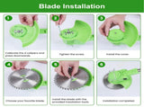 21V 300W Cordless Grass Trimmer Rechargeable Lawn Mower 18000M/Min Weed Cutter with Saw Blade 2 16783490