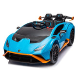 ZNTS Lamborghini Huracan Sto 24V Kids Electric Ride-On Drift Car: Speeds 1.86-5.59 MPH, Ages 3-8, Foam W1396P155010