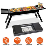 ZNTS Portable BBQ Griddle, Foldable Kabob Barbecue for Outdoor Hibachi BBQ Lamb Skewer Camping Barbecue 25882230