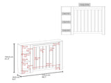 Tempest Radiator Cover with Storage, Space,Saving Design,Wengue. B128P343769