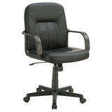 ZNTS Black Office Chair with Casters B062P153798