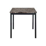 Faux Marble Top metal frame dinette table W214119088