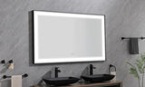 96in. W x36 in. H Framed LED Single Bathroom Vanity in Polished Crystal Bathroom Vanity LED W1272125165