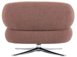 Cuddle-style leisure swivel sofa chair, suitable for balconies, studies and living rooms, Red W3248P354265