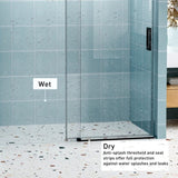 56" - 60" Tempered Glass Single Sliding W1920P223223