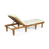 ARIANA KD WOOD CHAISE LOUNGE W/ CUSHION 57523.00